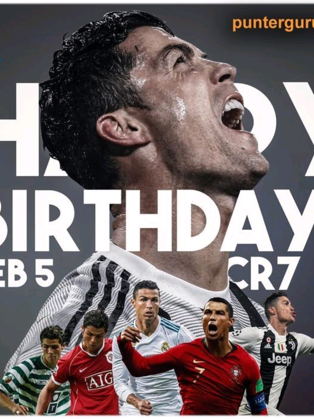 Happy birthday Cristiano Ronaldo 🎂#ronaldo #happybirthday #sinhnhat #2025 