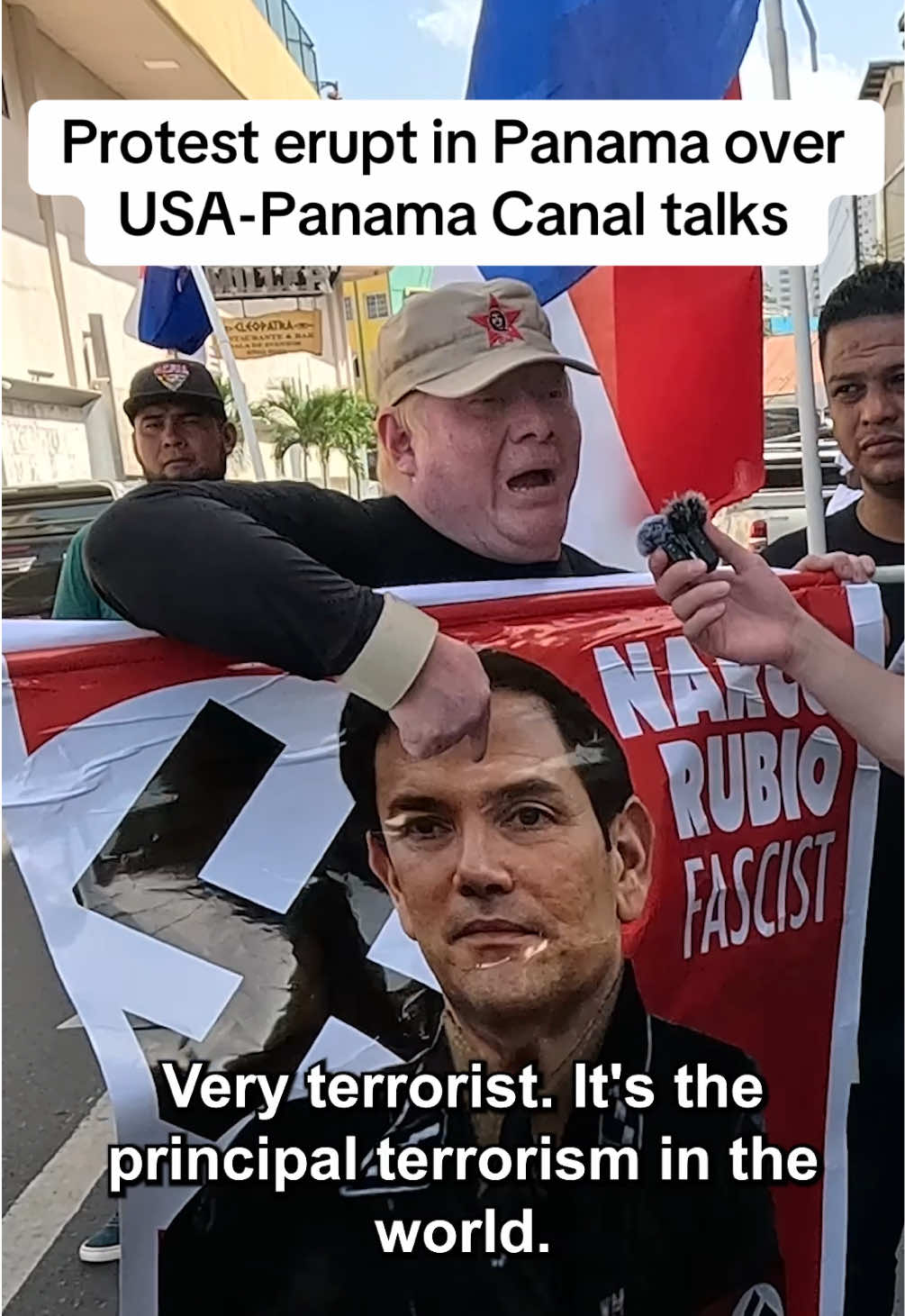 Needless to say people were not happy about Marco Rubio’s visit to Panama