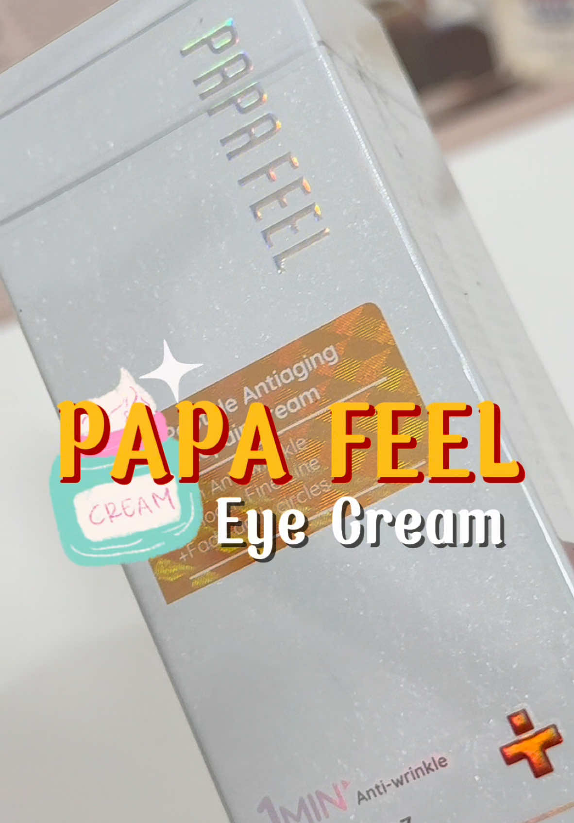 นอนดึกขอบตาดำ!! ต้องลองใข้ตัวนี้ค่ะ ⚠️ #papafeel #eyecream #อายครีม #อายครีมใต้ตา #ขอบตาดํา #papafeel5dpeptideeyecream #papafeel5dpeptideeyerepaircream 