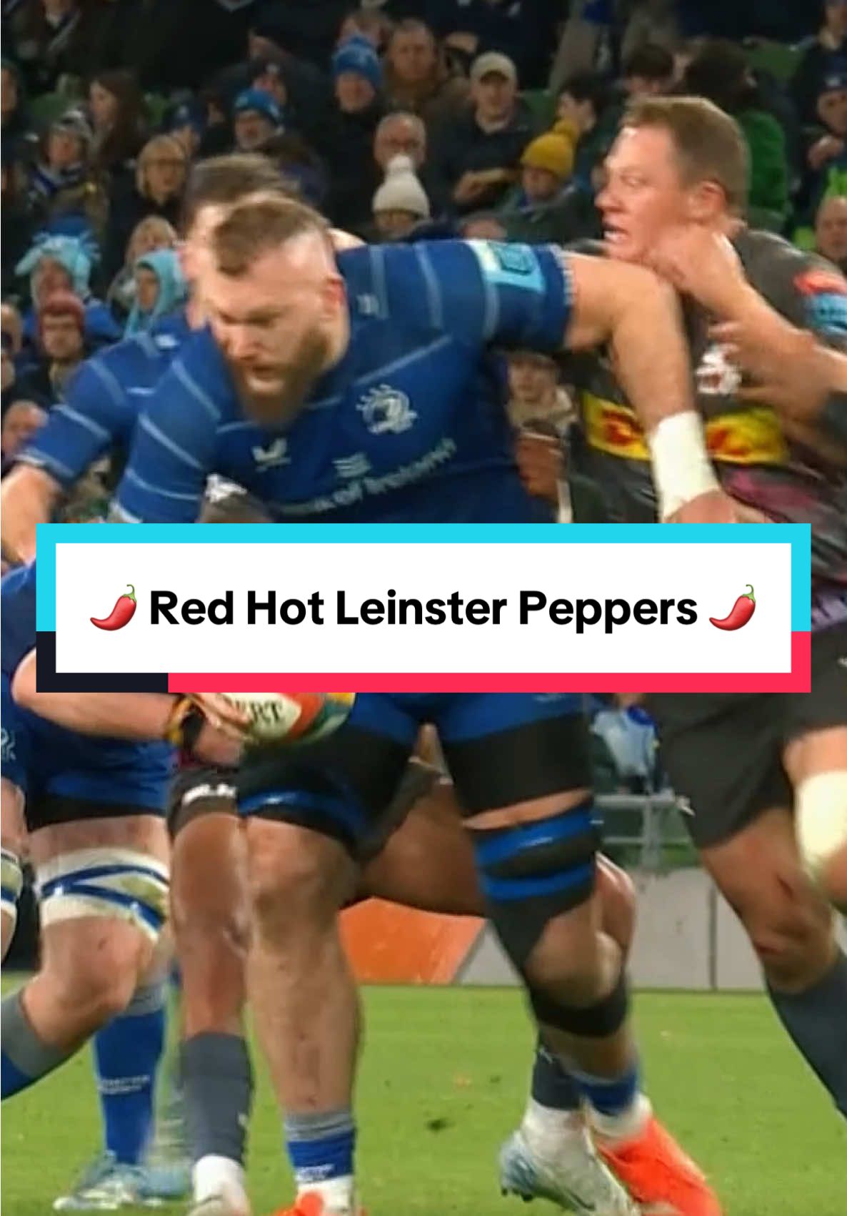 The Red Hot Leinster Peppers 🌶️ RG Snyman, Jordie Barrett & James Lowe 😎 #rugbytok #leinsterrugby #irishtiktok #sixnationsrugby #unitedrugbychampionship 