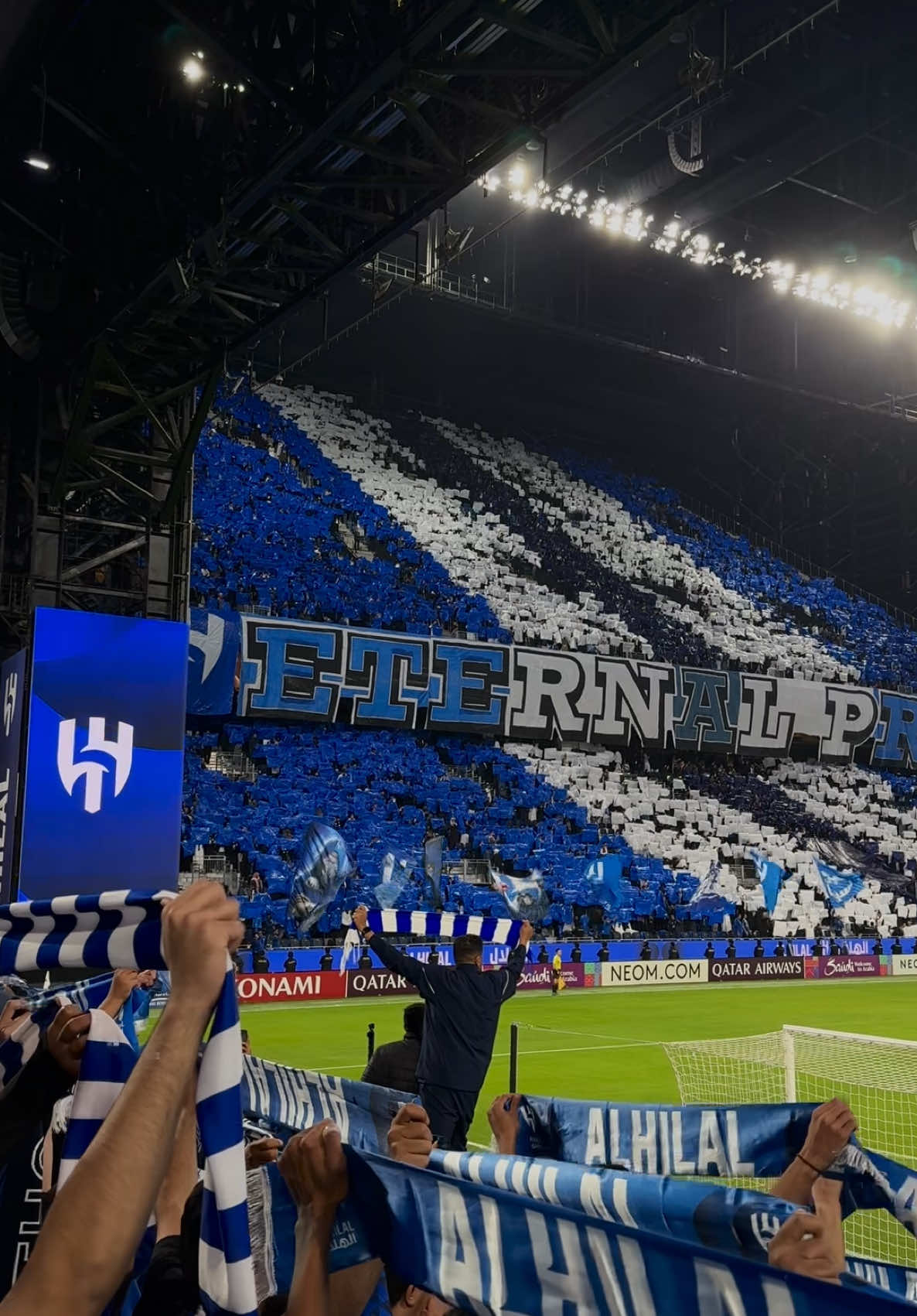 الحضور اليوم غيير ، انها بطولتنا المفضلة أسيا🤩💙 #اسامة_العمر #الرياض #الهلال #القوة_الزرقاء 