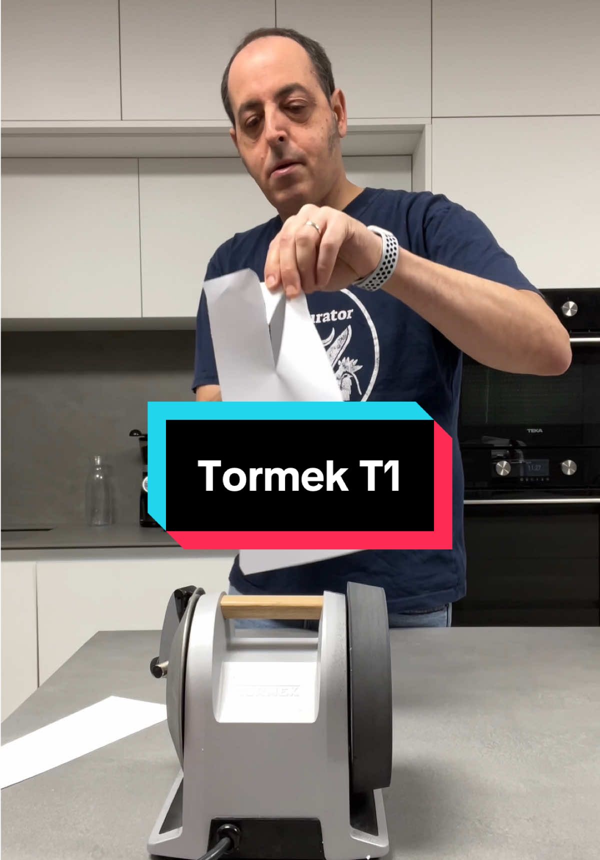 This is a Game Changer! The Tormek T1 Kitchen Knife Sharpener by @Tormek is absolutely amazing. I used to pay a huge amount of money to keep my large knife collection sharp (at the store), now I can sharpen easily like a pro and also save money! 💰💰💰This is so easy and intuitive to use, and is adaptable to your blade geometry for perfect sharpening like in a store. This is a must have for any knife enthusiast! #kitchen #appliances #knife #sharp #chef #musthave #chefsofinstagram #gadget #asmr