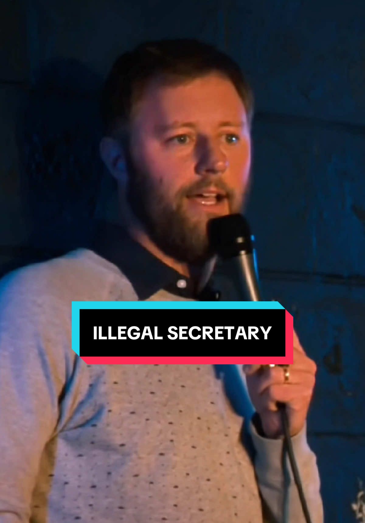 Illegal Secretary. 🎥: @Rory Scovel  Watch the full special 'Live Without Fear' on Rory Scovel's YouTube channel!