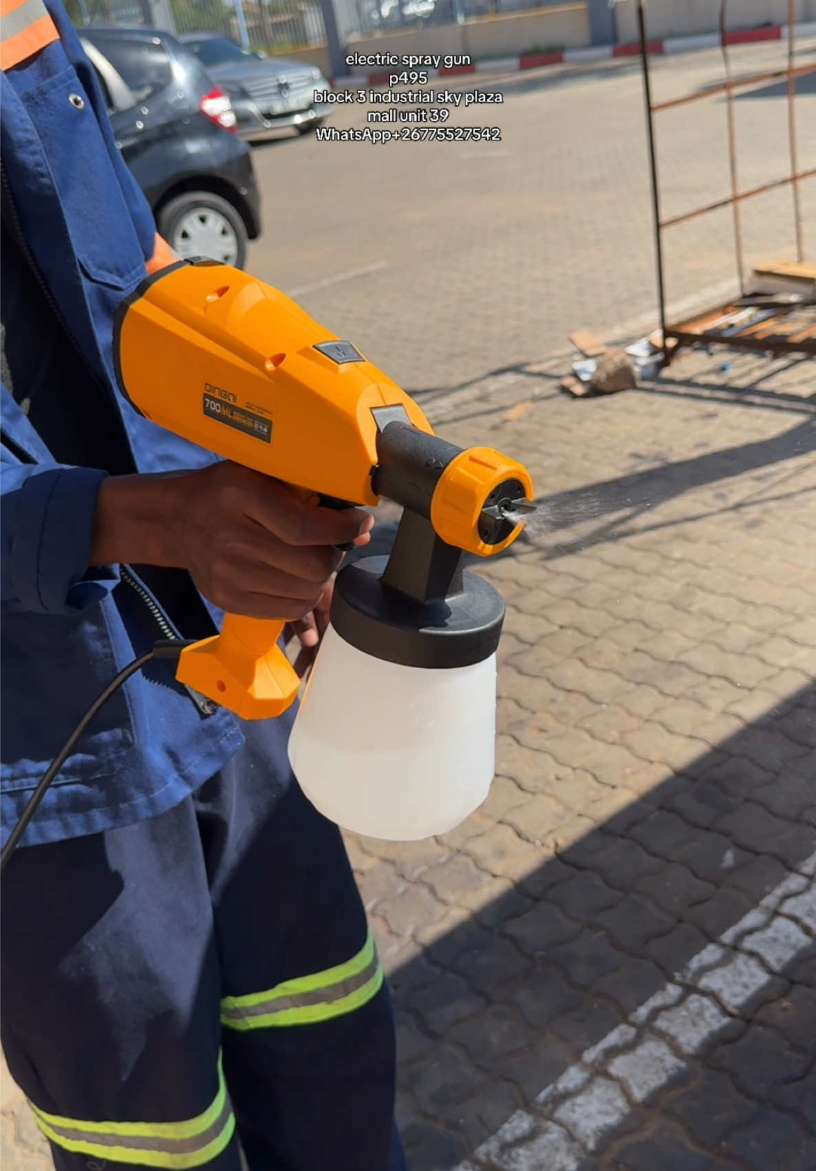 electric spray gun p495 block 3 industrial sky plaza mall unit 39 #botoolsstore #skyplaza #unit39 #gaborone #titokbotswana🇧🇼❤️ #powertools #spray #botoolsstore 