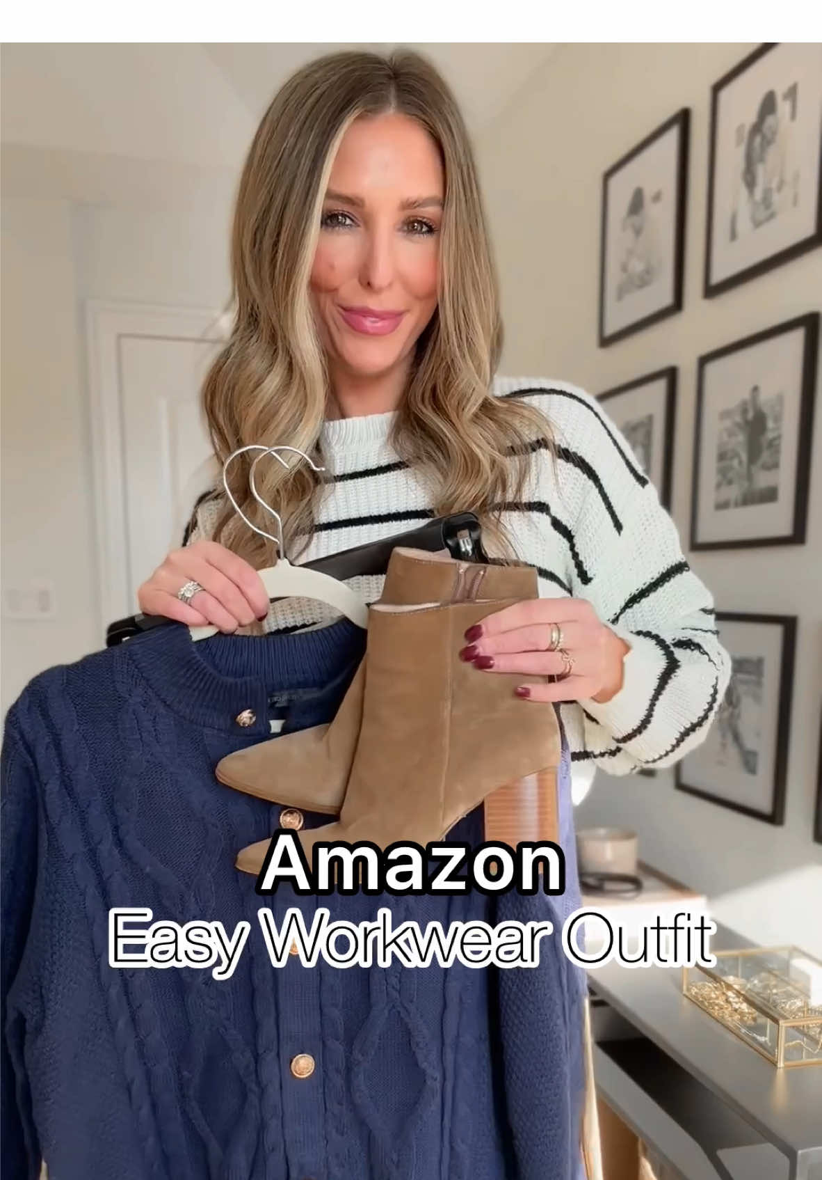 Amazon easy workwear outfit! #workwear #businesscasual #amazonfashion #workwearstyle #winteroutfit 