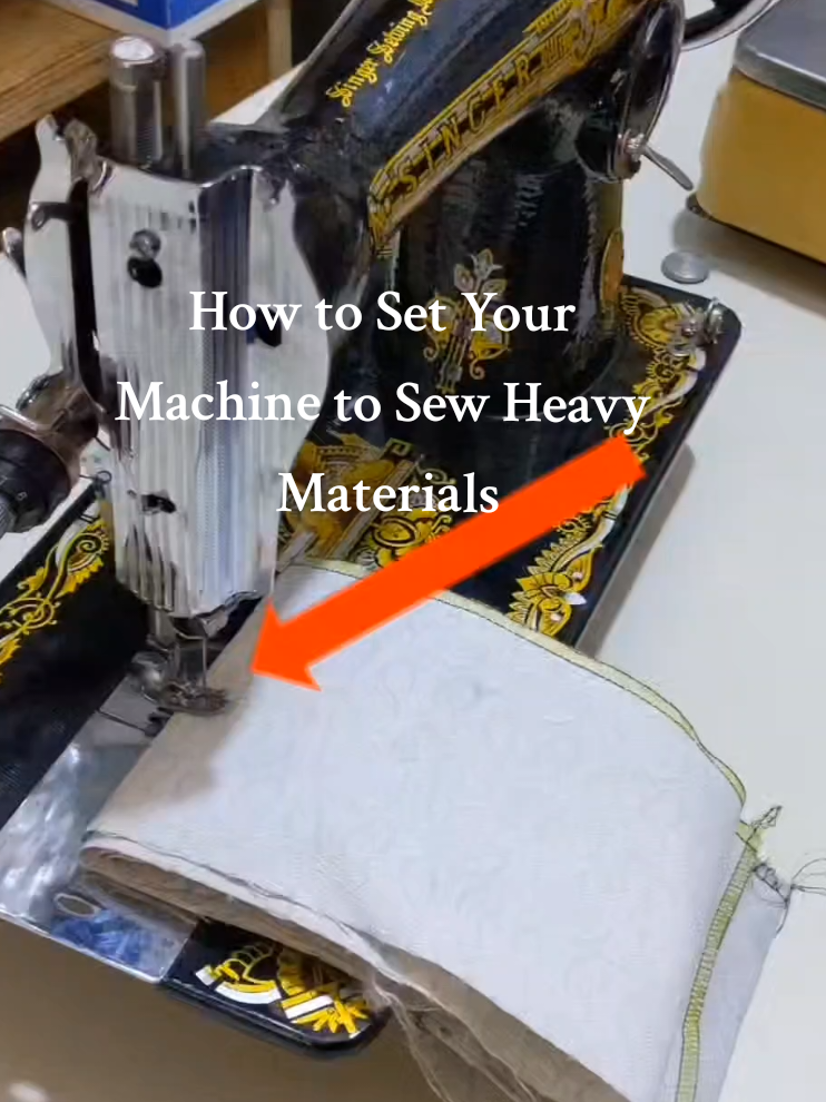 How to set Machine to Sew Heavy Materials🪡 #sewingforyoupage #sewingmachine #sewing #sewingtiktok #household #sewinghack #sewingmachinerepair #tipsandtricks #sewingmachinetips #sewingtutorial #TikTokShop #fyp #viral #foryou #tiktokmademebuyit #badstitch #sewing #sewinghack #tipsandtricks #learntosew #sewmachineservice #sewingmachineoil