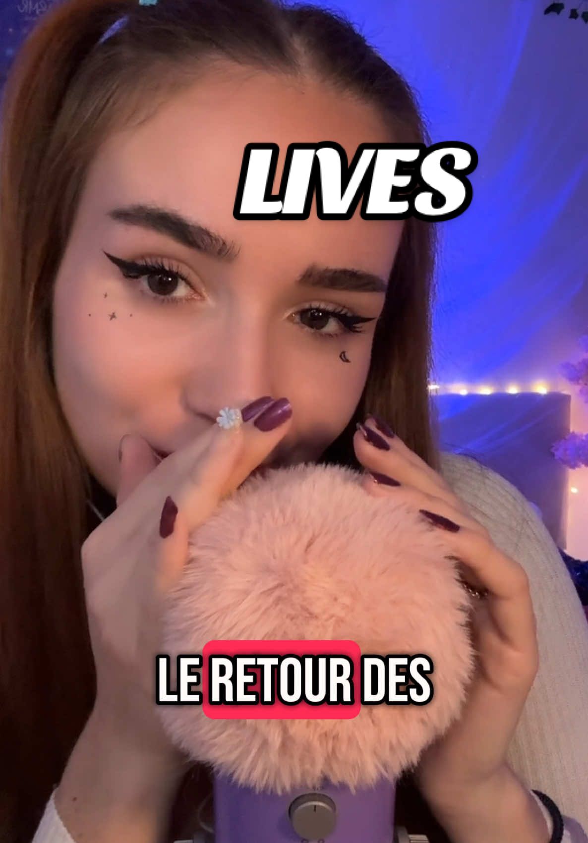 Le retour des lives avec planning 💗 #asmr #live 