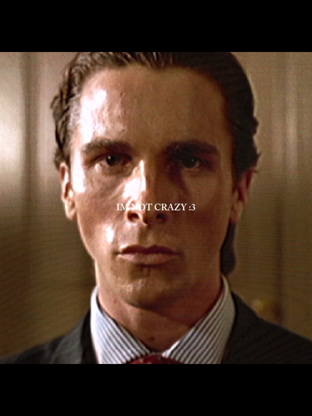 I think I like this style #realmfs #edit #americanpsychoedit #patrickbateman #edgy #fyp #christianbale 