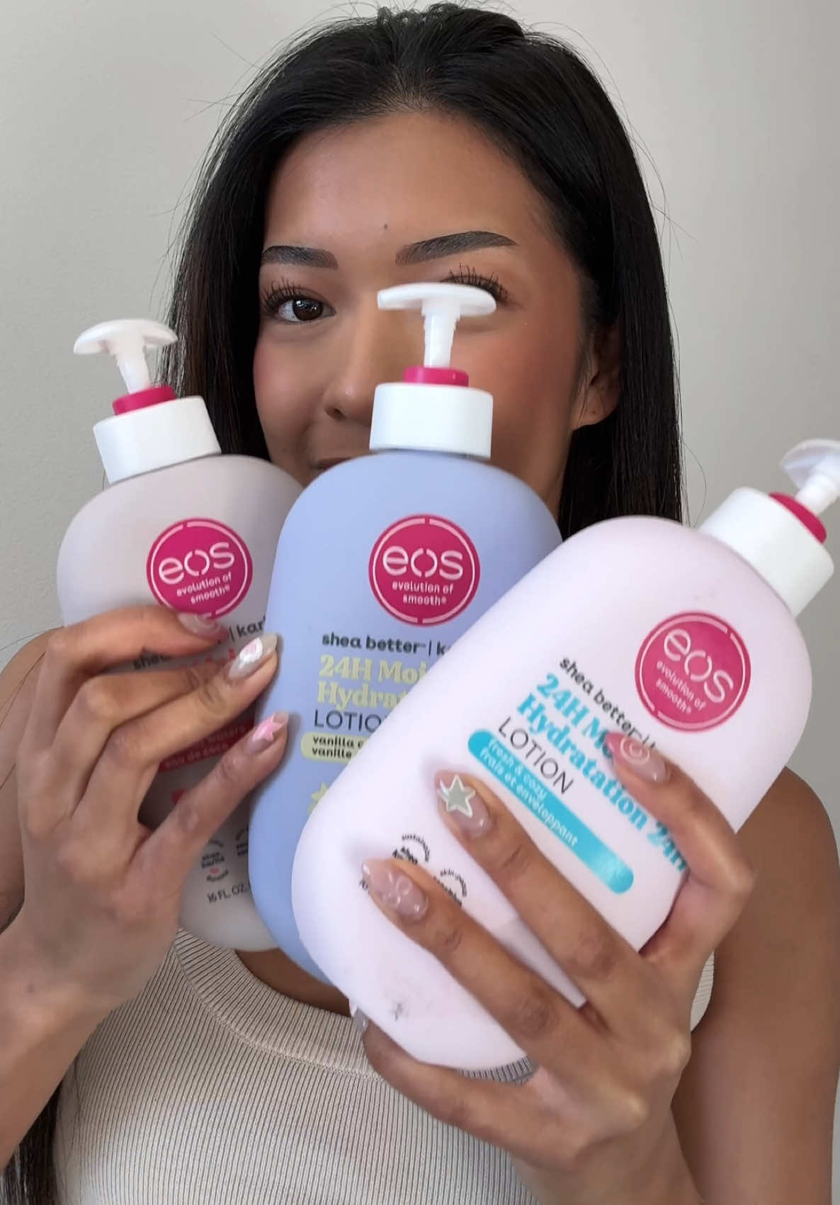 Hey Canada 👀 @eos Products body lotions are finally hereeee! Make sure to find them at Shoppers Drug Mart and Amazon to stock up ✨ #eosxcanada #eosbodylotion #bodylotion #vanillacashmere #freshandcozy #coconutwaters