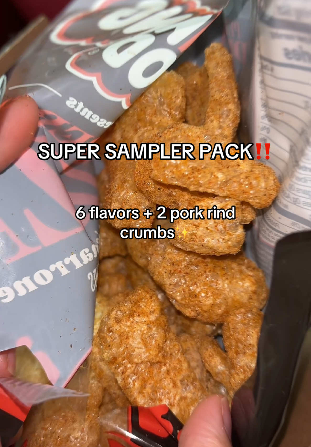 sampler pack bundle deal is here! #tiktokshopmademebuyit #chicharron #chicharon #snacks  