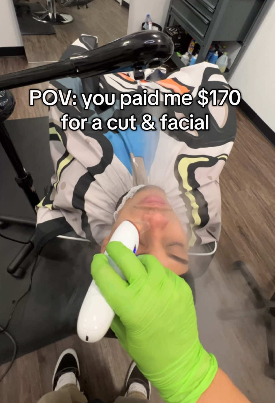 Is the price worth it for a service like this ? #tucsonarizona #barber #fyp #scottsdale #menshair #facialtreatment #menshaircutting #skincare 