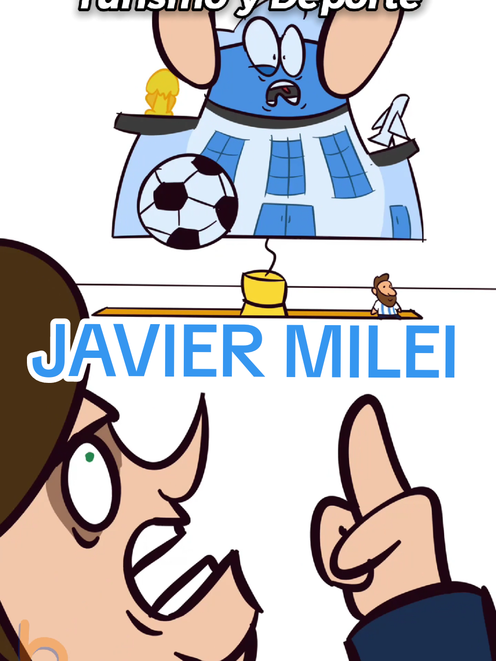 Javier Milei vs Ministerios 🇦🇷 #animation #animacion #javiermilei #milei #argentina #ministerio #cartoons 