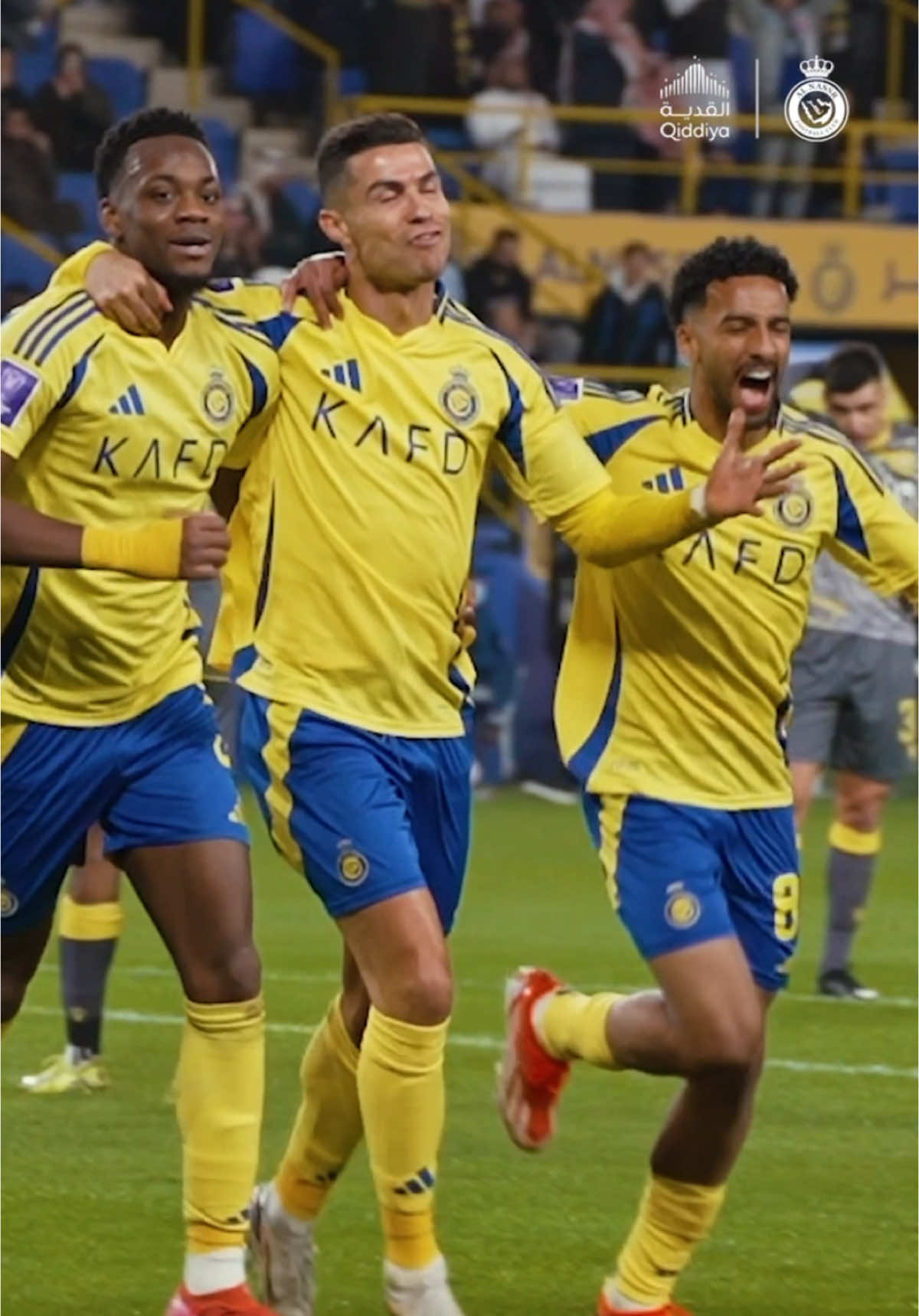 For the history books: the final goal of the 30s soared through Riyadh skies 🐐 #AlNassr #النصر #fyp #Sportsontiktok 