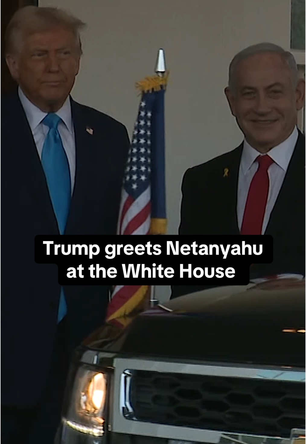 President Trump welcomed Israeli Prime Minister Benjamin Netanyahu to the White House on Tuesday. Netanyahu is the first foreign leader to visit the White House in Trump's second term. On Sunday, Netanyahu said that he and Trump will discuss 