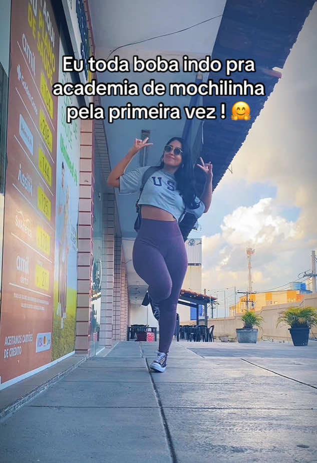 Indo de mochila pra academia pela primeira vez! #academia  #indopraacademia 