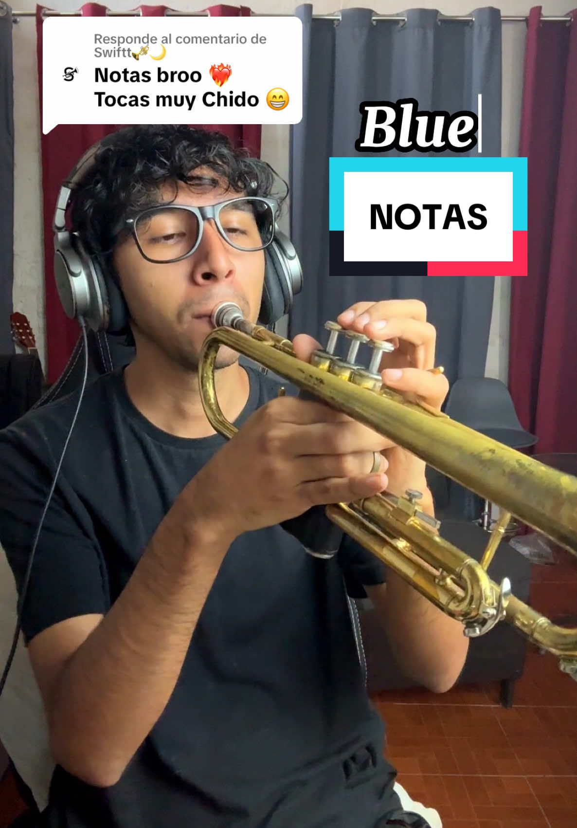 Respuesta a @Swiftt🎺🌙 #blue #trompeta #cancion #trumpet #musica #trumpetplayer #trumpetist #viral  #notas #tutorial 
