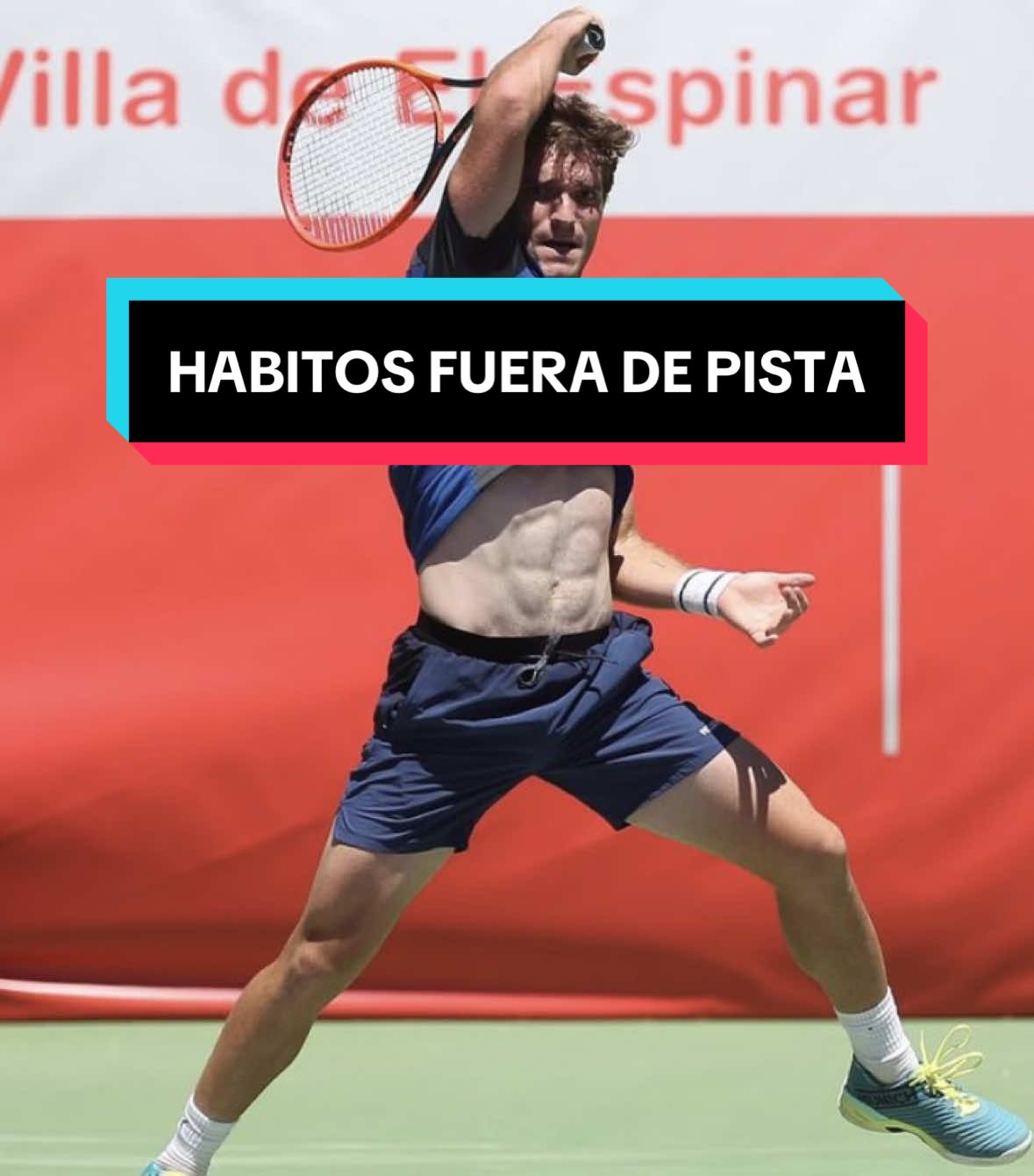 El día a día marca la diferencia… 👏🎾 #habitos #habitossaludables #tenis #johnecheverria #classyludum #entrevista #ropa #tenis 