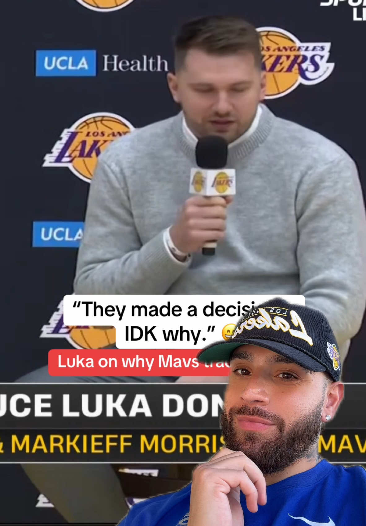 Mavericks f’d up. They already had a monster with Luka Doncic.. now they created a demon. 😤🔥  —  #losangeleslakers #lakers #lakersbasketball #lakersnation #lalakers #lukadoncic #NBA #nbanews #greenscreenvideo 