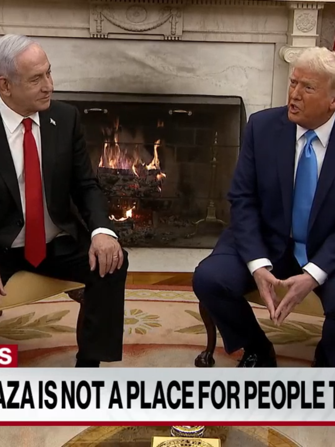 When pressed on how many people he thinks should be resettled out of Gaza, Pres. Trump says, “All of them.” “I think all of them. I think they’ll be resettled in areas where they can live a beautiful life and not be worried about dying every day.”  #news #israel #gaza #trump #netanyahu #abcnews