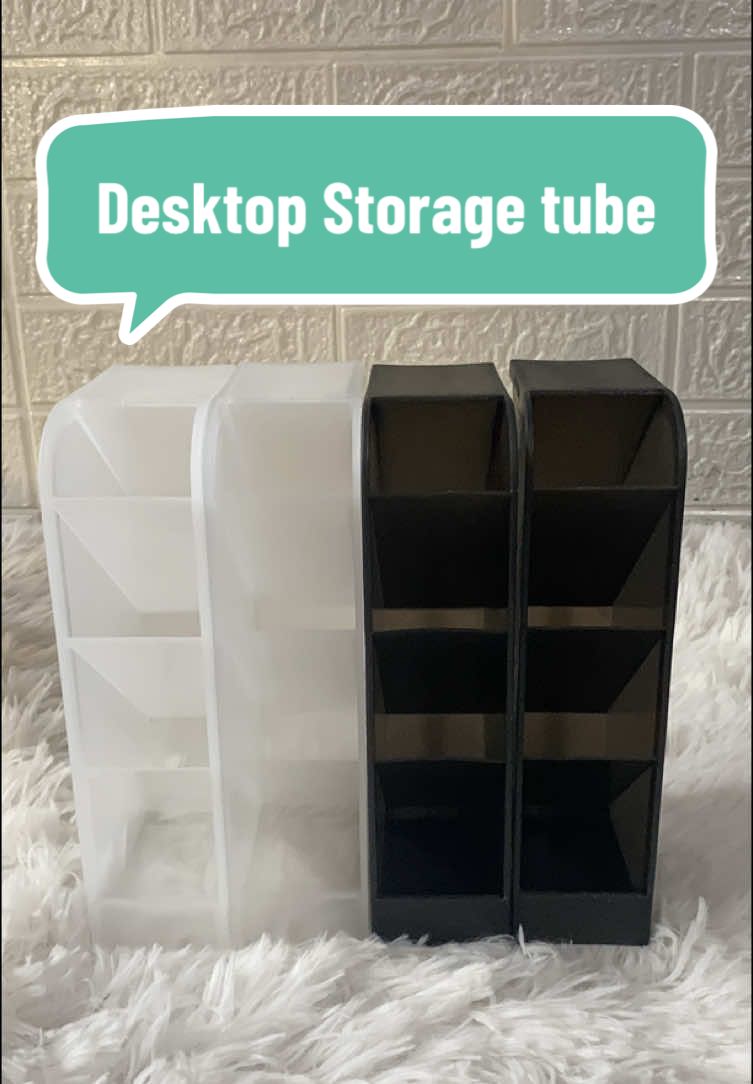 Desktop storage tube four grid #penorganizer #tableorganizer #desksetup #foryoupage #fyp 