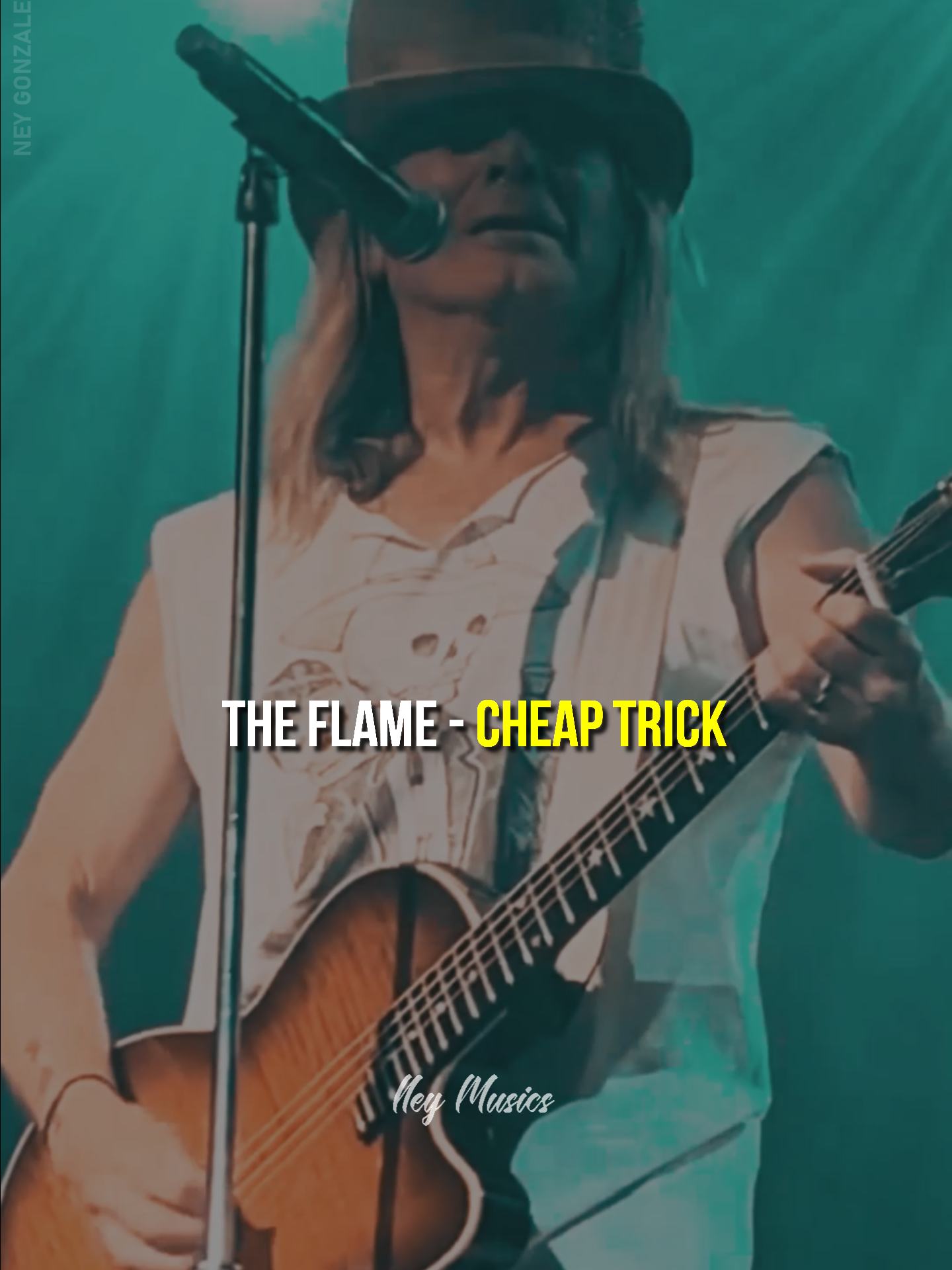 The flame - Cheap Trick /Lyrics - Letra  #CheapTrick #Rock #rockclasicos #music90s #TheFlame #rock80s90s #TrucoBarato #RockMusic #NeyMusics #viralhoy #lasinolvidables #rockeningles #disco90s 