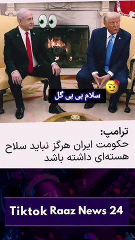 دونالد ترامپ رئیس جمهوری آمریکا پس از استقبال از بنیامین نتانیاهو نخست وزیر اسرائیل در کاخ سفید و پیش از آغاز مذاکرات با او، در گفت‌وگو با خبرنگاران، بار دیگر تاکید کرد که جمهوری اسلامی ایران هرگز نباید به سلاح هسته‌ای دست یابد.
