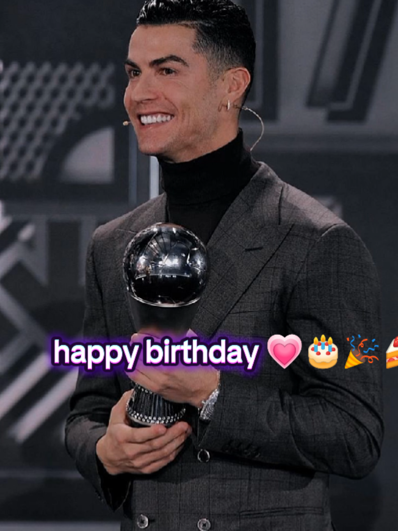 #happy birthday Ronaldo 👑🇵🇹#40year #goat🐐 👑🎂💗🎉🍰