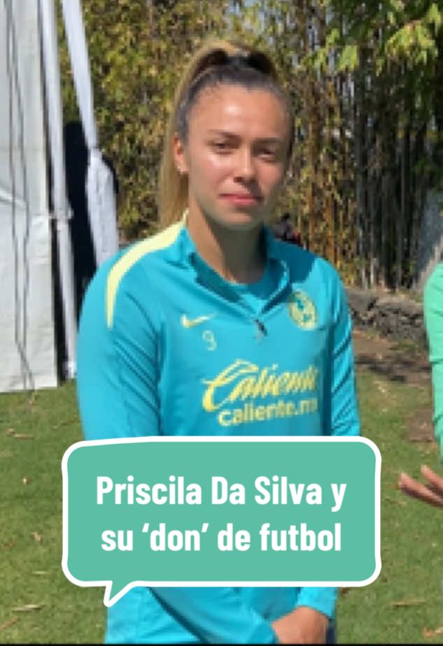 Desde chiquita no lo soltó y ahora es parte de ella. El futbol hace latir el corazón de Priscila Da Silva, delantera del América Femenil. #america #americafemeni #TUDN #prisciladasilva #brasil #selecaobrasileiraoficial #futebolfeminino #LigaMXFemenil #Clausura2025 @prii 🫶🏼 @TUDN @TUDN USA @América Femenil 