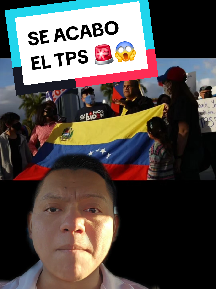 El gobierno de Trump anula la extensión del programa TPS que protege de la deportación a cientos de miles de migrantes venezolanos en EE.UU.  #USA #tps #VENEZOLANOS #deportation #inmigrantes #eeuu #ultimahora #noticiastiktok #noticias #tiktoker #longervideos 