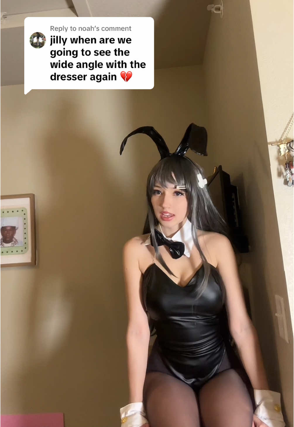 Replying to @noah HERE DAMN (❤️)  #bunnygirl #bunnygirlsenpai #bunnygirlcosplay #maisakurajima #maisakurajimacosplay #rascaldoesnotdreamofbunnygirlsenpai #コスプレ　#アニメ　#桜島麻衣 #青ブタ #青春ブタ野郎 