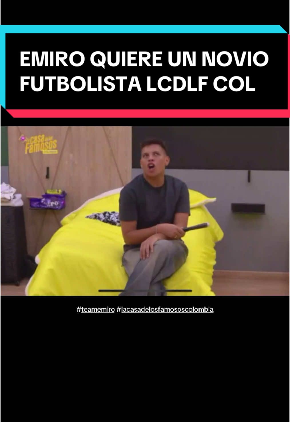 Emiro quiere un novio futbolista para ser como Georgina Rodríguez😂. #teamemiro #emironavarro #lacasadelosfamososcol #lcdlfcolombia #lacasadelosfamososcolombia #LaCasaDeLosFamosos 