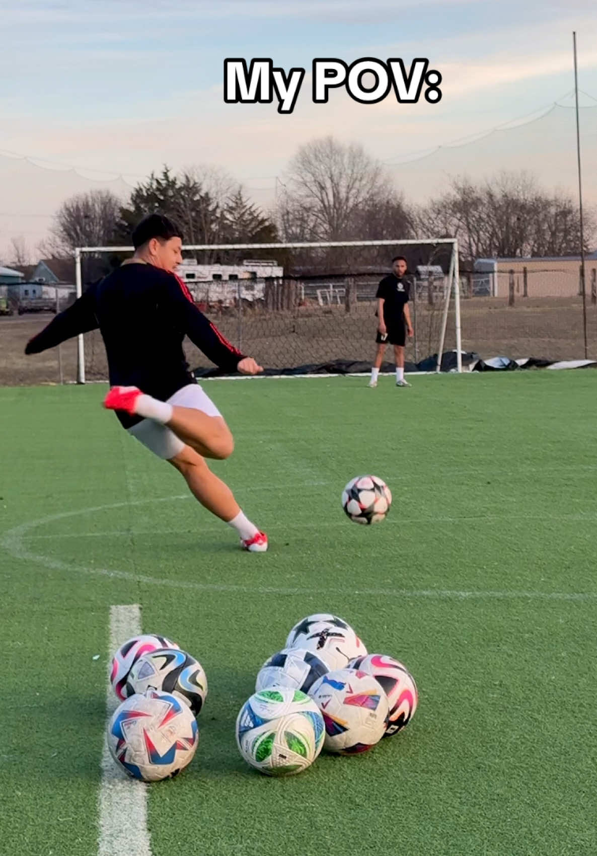 POV: we kick ball together ⚽️ #football #asmr #Soccer #satisfying @Odie 