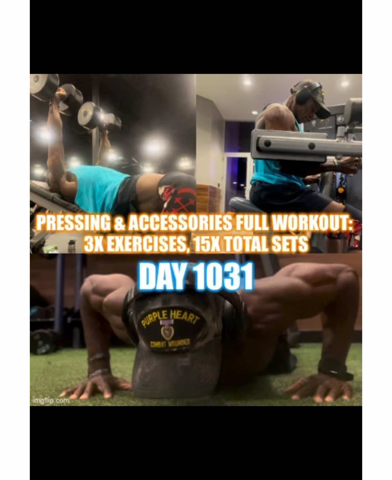 #CapCut #sports #work #travel #training #mindset #athlete #shortvideo #weightloss #life #science #gym #military #learning #MentalHealth #muscle #youtubevideo #exercise #strength #Fitness #Lifestyle #army #health #Vlog #shoulders #arms #chest #exercise #workout #bodybuilding  . . . . 20250204 Day 1031 Part-2  Post-Conditioning Pressing & Accessories  5x Sets Incline Dumbbell Press 5+ Reps 5x Sets Regular @$$ Pushups 20+ Reps  5x Sets Lifefitness Machine Lateral Raise 10+ Reps Link to My “1st Company” Discord Server 👇🏾👇🏾 - https://discord.gg/SBwxv2NA - Want to know how I stay lean after 40!? I explain my “Blueprint” in the link 🔗 below 👇🏾  - https://youtu.be/lYsenXmJ0vw?si=sdpxD3lATYc8u28X - Trouble losing “stubborn fat!?” Here’s the NO-BS, NO TRICKS way to make that happen!! Link 🔗 below 👇🏾  - https://youtu.be/2ndtRHgfiPE?si=yoSSd26XQBV6zddv - Wondering how often to eat in order to build muscle? Find out with this link 🔗 below 👇🏾  - https://youtu.be/t4c5vYvLrCU?si=tzqJl2NNqrRLZKeJ - Interested in MY story?! If you enjoy War Stories Watch my video 🔗👇🏾👇🏾 - https://youtu.be/F6_p0nfgcoQ?si=M6GmEgXBydCw95vv - People are counting on you so take care of yourself 🤙🏿 - Stay in the fight🇺🇸🇰🇪 - If you enjoy my content or find it useful, subscribe to my YouTube, IT’S FREE!! 😃 - Link 🔗 in my bio👇🏿👇🏿👇🏿
