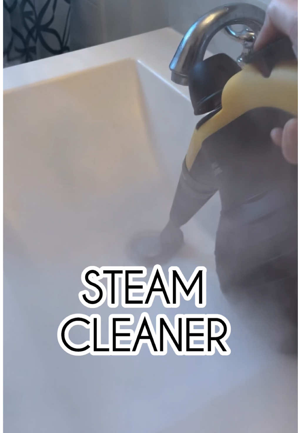 Steam clean everything with zero effort! ♨️✨ No harsh chemicals, just the power of steam. Who else needs this? Link in my bio! #DeepClean #SteamCleaner #cleaninghacks 