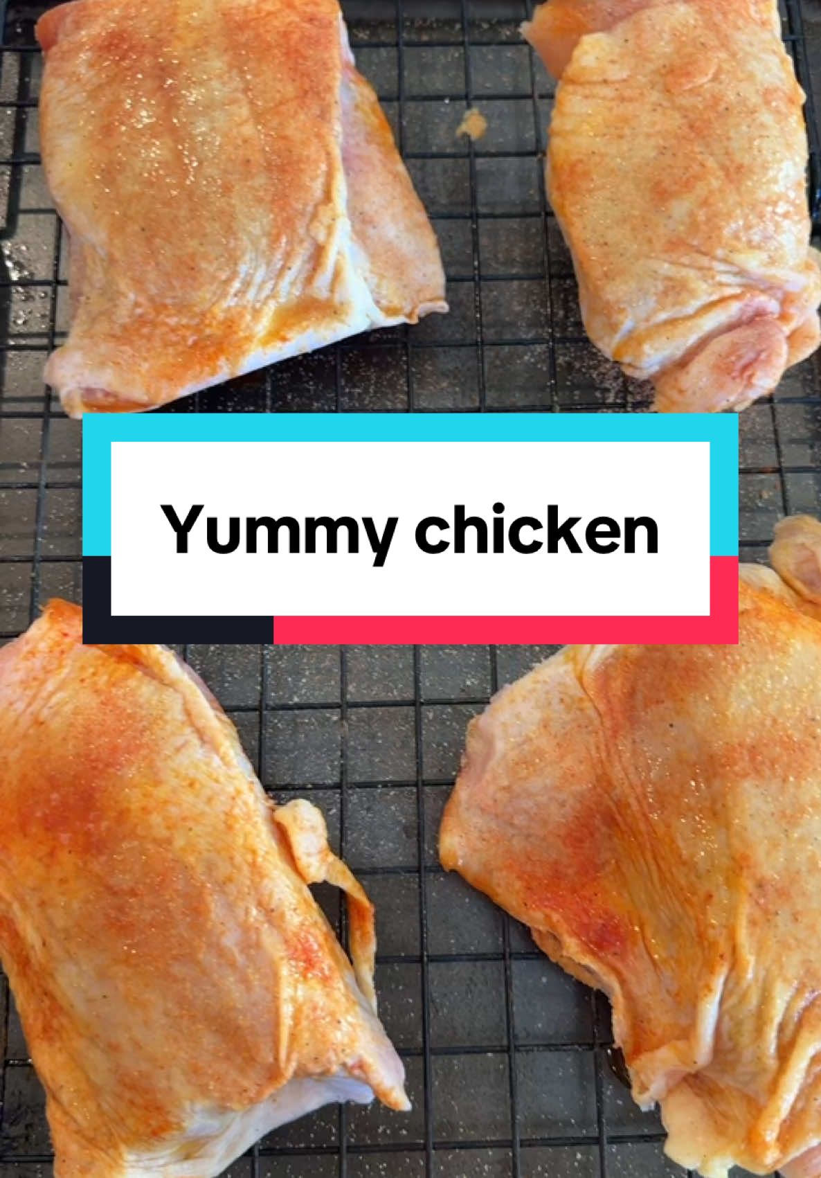 Yummy chicken time! I cook these for 25 minutes in the air fryer and closer to 35-40 in the oven depending on the size of the chicken thighs. My family absolutely loves this meal! #easydinner #EasyRecipe #familydinner #chickenrecipe #day5 #marileecooks #sheetpanmeals 