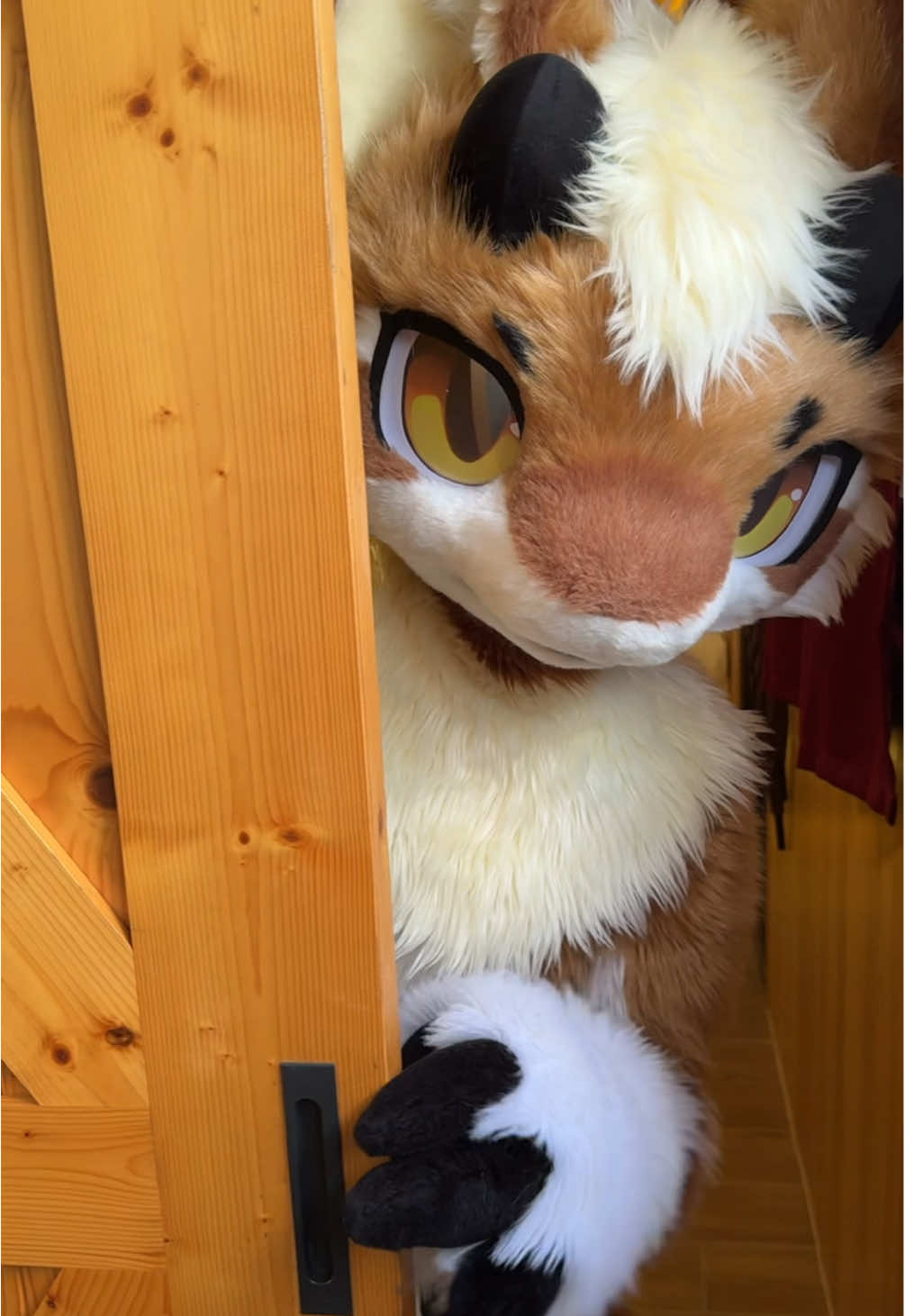 🚪👋💥😣 #珍珠奶茶小龍 #furry #fursuit #獸裝 #kemono 