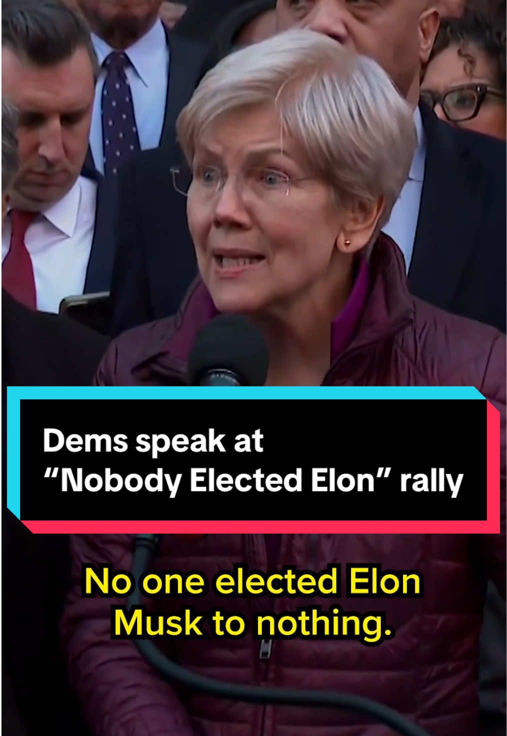 "No one elected Elon Musk to nothing." Democratic lawmakers speak outside of the Treasury Department at a rally protesting Elon Musk's influence over the government. The billionaire tech magnate has never been elected to office or been confirmed by the Senate for a high-level government job, but in the span of a few days, Musk has still gained access to sensitive federal data through his position as head of President Donald Trump’s Department of Government Efficiency project, or DOGE.