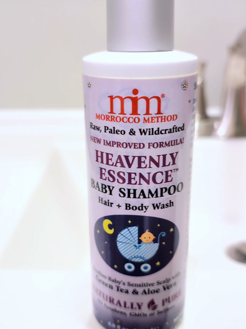 ✨ Bath time just got better! ✨ Give your little one the gentlest cleanse with Morrocco Method Heavenly Essence Shampoo—a soap-free, paraben-free formula that nurtures delicate hair & skin. 🌿💛 Made with natural botanicals, this 2-in-1 shampoo & body wash is perfect for infants, toddlers, and children! 🚼🛁 ✅ Raw, vegan & paleo ✅ Sulfate-free & SLS-free ✅ Made in the USA 🇺🇸 Because your baby deserves the best! 💕  #MorroccoMethod #BabyCare #GentleShampoo #NaturalBaby #ToxinFree #MomApproved #VeganBeauty #CleanBeauty #EcoFriendly #HealthyHair #BathTimeFun #morroccomethod #gifted  @morrocomethod