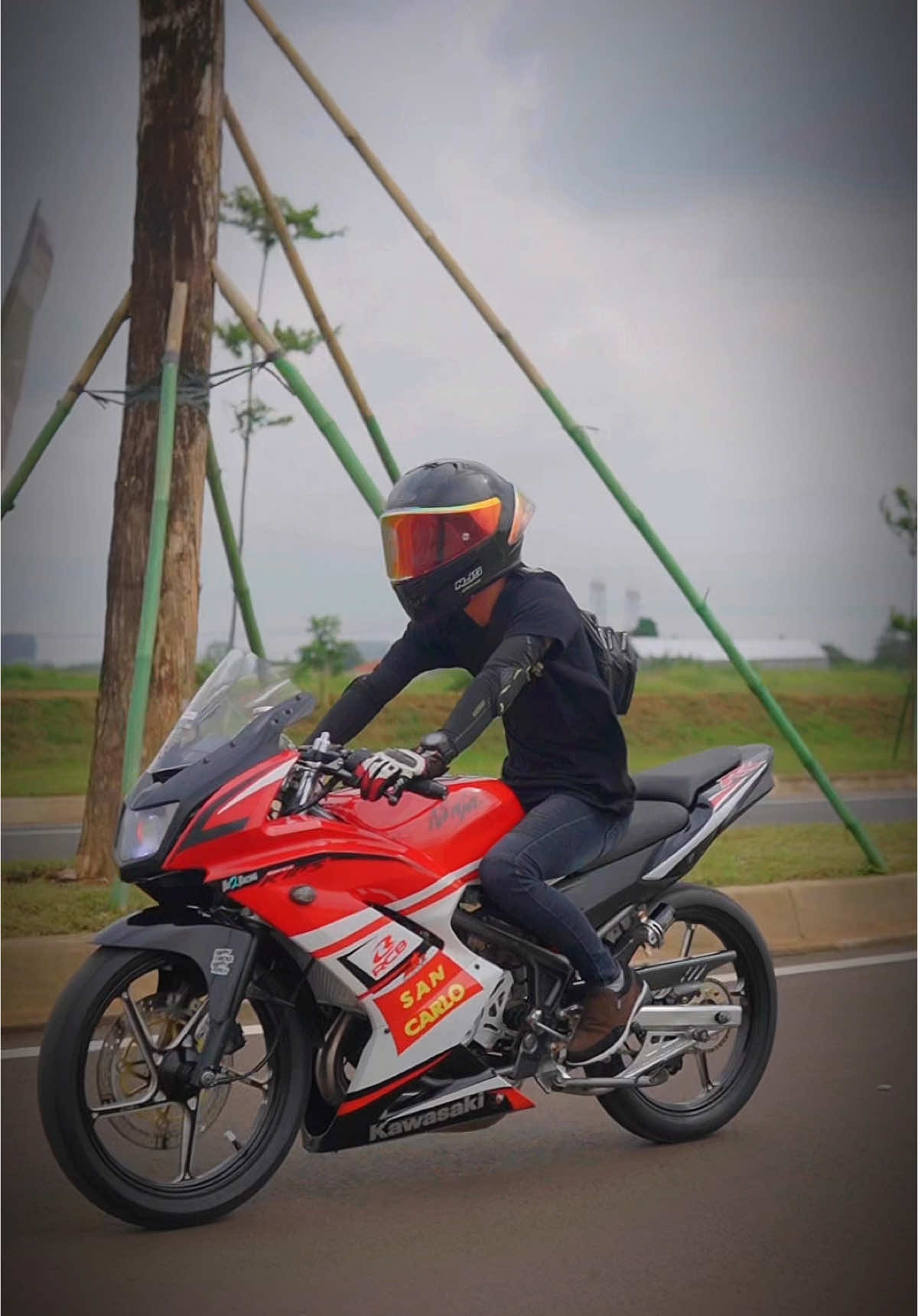 #ninjarrnew #ninjarrnewmodif #rrnew #rrnew150 #rrmerah #ninjasancarlo 