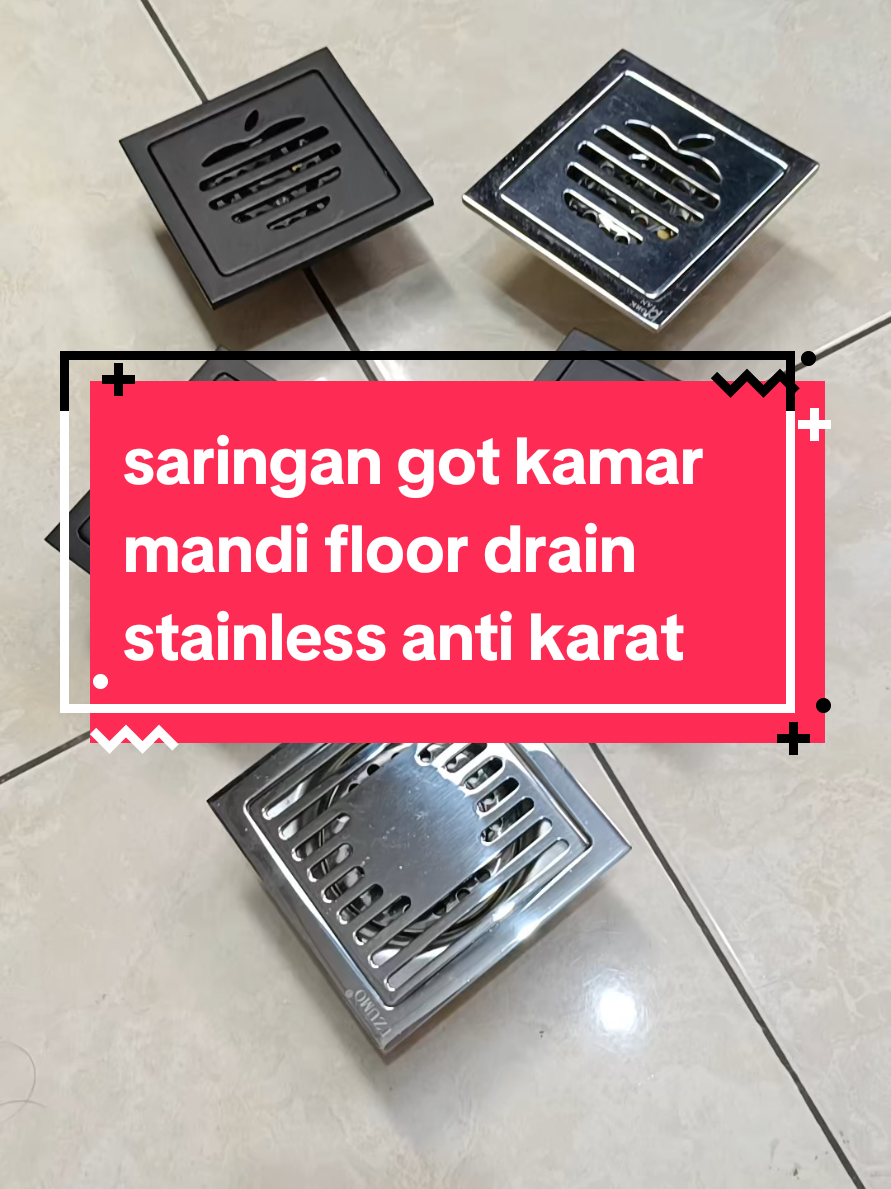 saringan got kamar mandi bahan stainless anti karat. #definitestore #definitestore06 #dfcampfeb #cuantanpabatas #saringangotkamarmandi #tutupgotkamarmandi #floordrain #saringangotstainless 