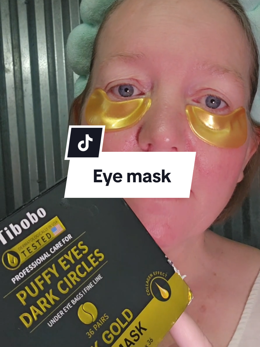 I love these eye masks! I love how they make my eyes feel so much better. #skincare #skintreatment #genx #skincareroutine 