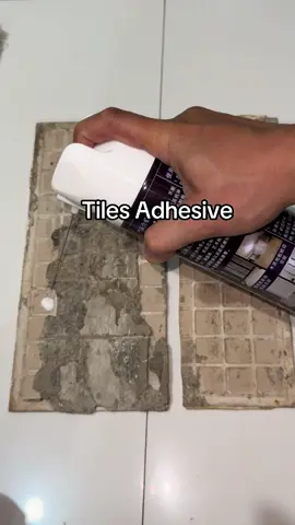 Kayang kaya mo na ikabit ang natanggal na Tiles gamit itong  Tiles Adhesive  #fyppppppppppppppppppppppp #tilesadhesive #tiles #adhesive #tilesrepair 