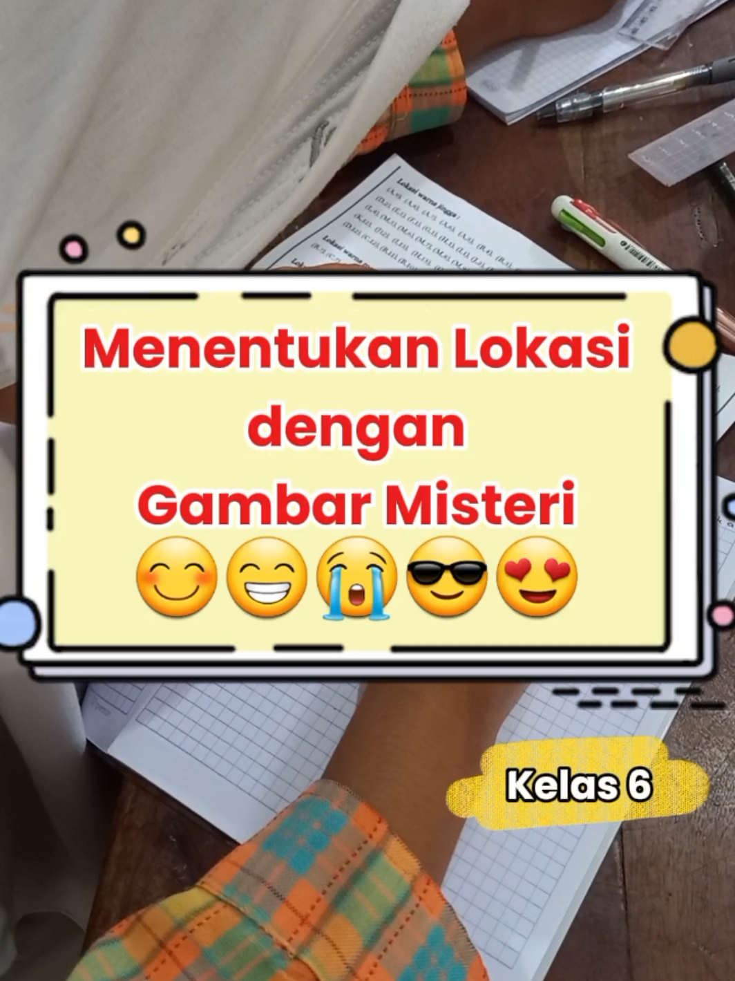 Menentukan Lokasi Gambar Misteri 😊😁😭😎😍 #kurikulummerdeka #fasec #kelas6 #matematika #semester2 #menentukanlokasi #bangunruang #kubusdanbalok #lkpdmatematika #fyp