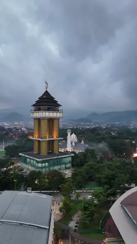 Menara sabilulungan Soreang #masjidraya #sabilulungan #soreang #fyp #dronevideo #bandung 