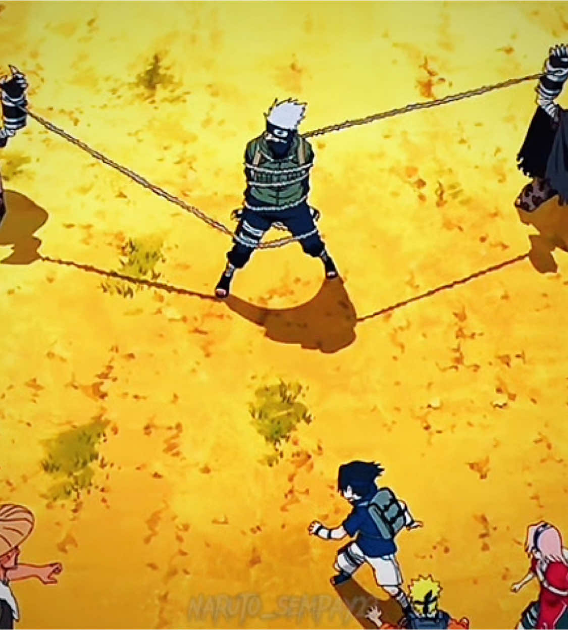 First mission team7 #animenaruto #animemoments #badassmoment #sasuke #naruto #kakashi #sakura #badass 