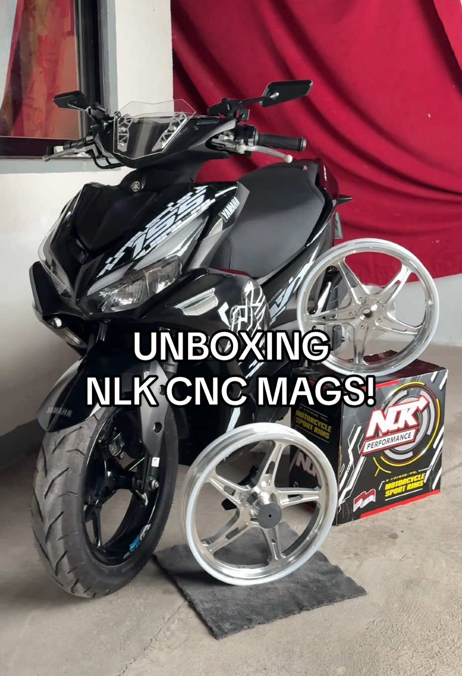 sarap magbuo ng pangarap mo noon na build! NLK CNC MAGS #nlkmags #nlk #indoconcept #mags #aerox #onyx2point0 #fyp 