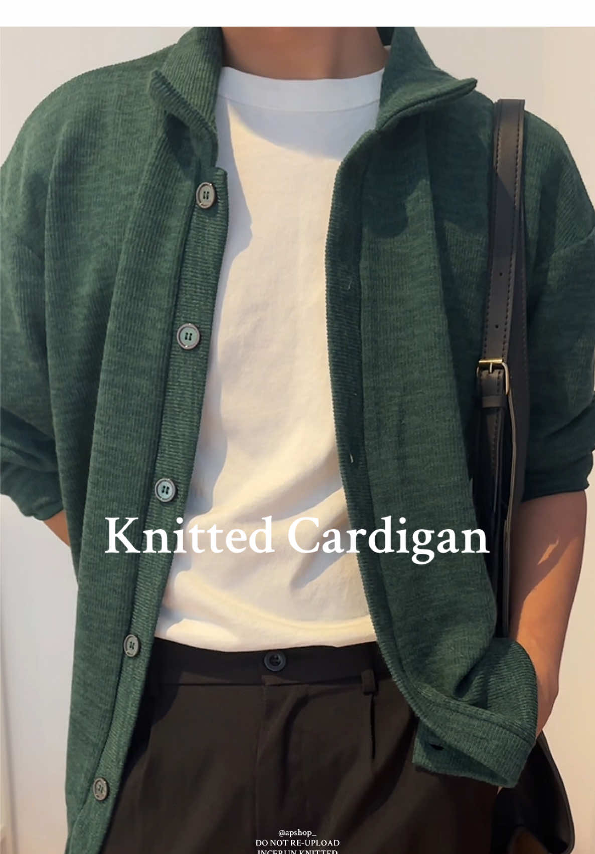 Incerun Knitted Cardigan for men #fyp #incerun #knittedcardigan #cardiganformen #tfashion 