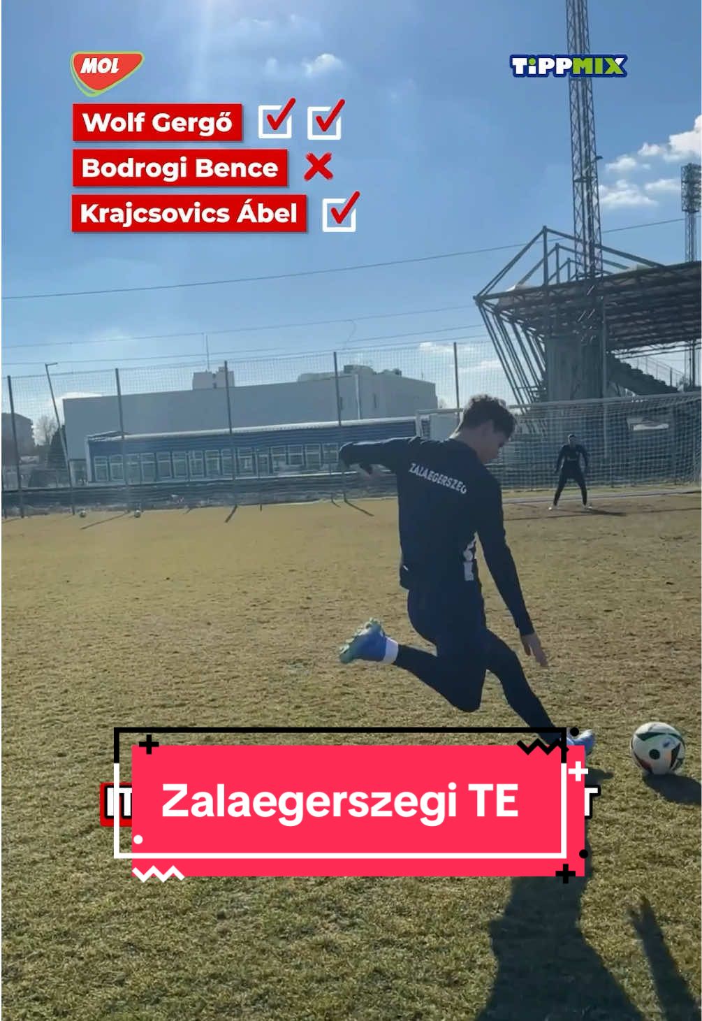 A @ztefc.official csapatánál is jártunk, játék mellett riportok is készültek amit hamarosan láthattok majd a Youtube csatornánkon. ⚽️ A ZTE a Karcag ellen lép pályára február 26-án 13:00-kor. 😎 kövessétek ezt a párharcot is! #molkupa #zalaegerszeg #zte #karcag 