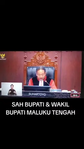 #Putusan MK. 5 Februari.  Selamat Kanda Ozan & Bng Mario Sebagai Bupati dan Wakil Bupati Maluku Tengah. 