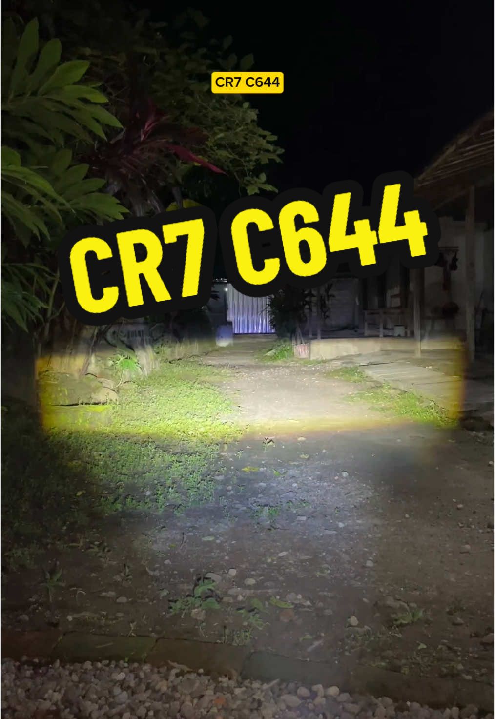 Kecil banget tapi cahaya mantap. CR7 C644 🔥 #c644 #cr7c644 #lamputembak #lampusorot #lampulaser #cr7lamputembak